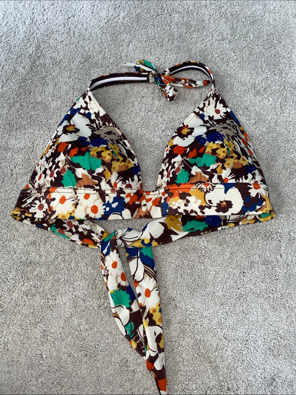 Vintage Y2K Victoria’s Secret Floral Bikini Top Swimwear
